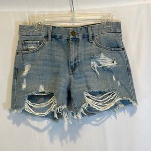 JBD distressed cutoff Denim Shorts- medium